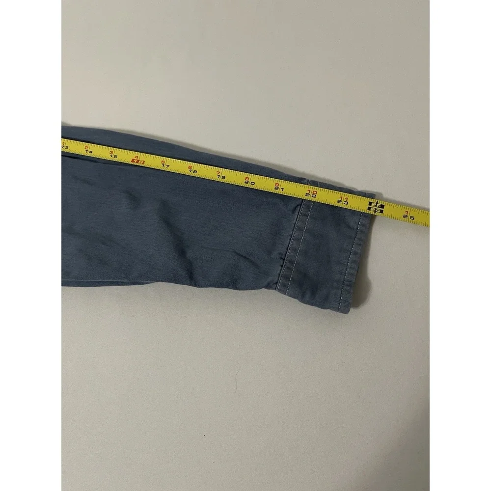 The North Face A5 Series Blue button‎ up shirt mens size S Long sleeve